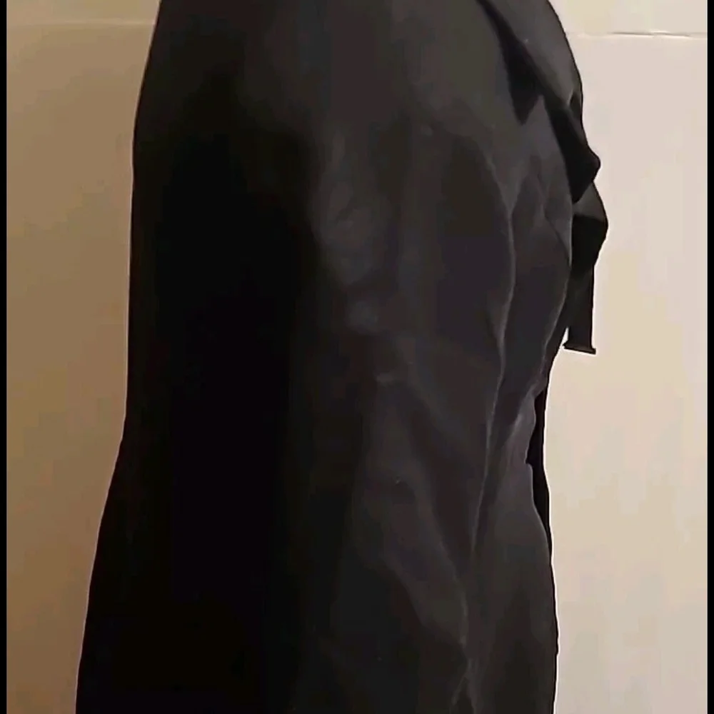 SISJULY XL NEW FIT & FLARE COAT BLACK GOTH STEAMPUNK ANIME ASYMMETRICAL COSTUME - Picture 7 of 15